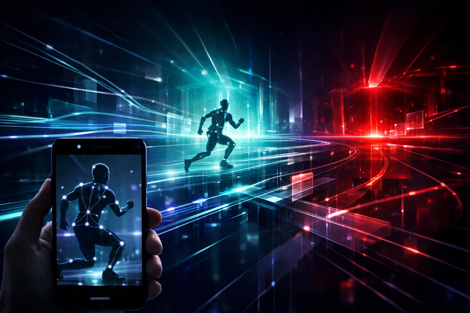 CHLG running proof capture with mediapipe-style motion tracking